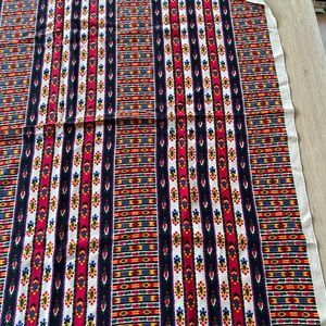 YSL Patterned Silk Scarf